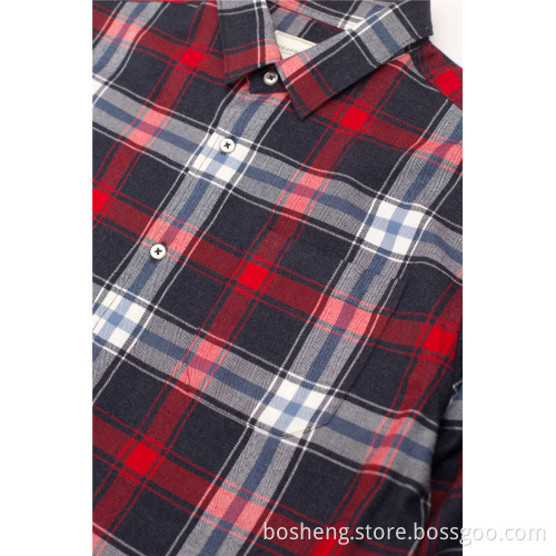 Mens Cotton Long Sleeve Casual Work Shirt